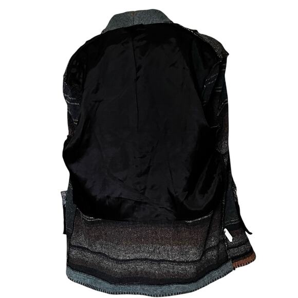 Vintage David Paul Southwestern wool blend blazer jacket size large - Picture 4 of 11